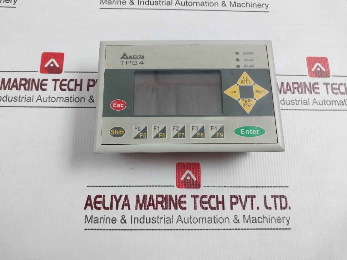 Delta Electronics Tp04g-as2 Hmi Terminal Panel 24vdc 3.5w V1.08