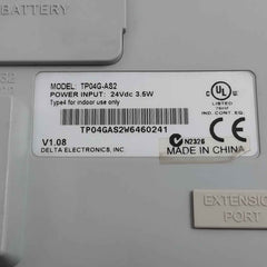 Delta Electronics Tp04g-as2 Hmi Terminal Panel 24vdc 3.5w V1.08