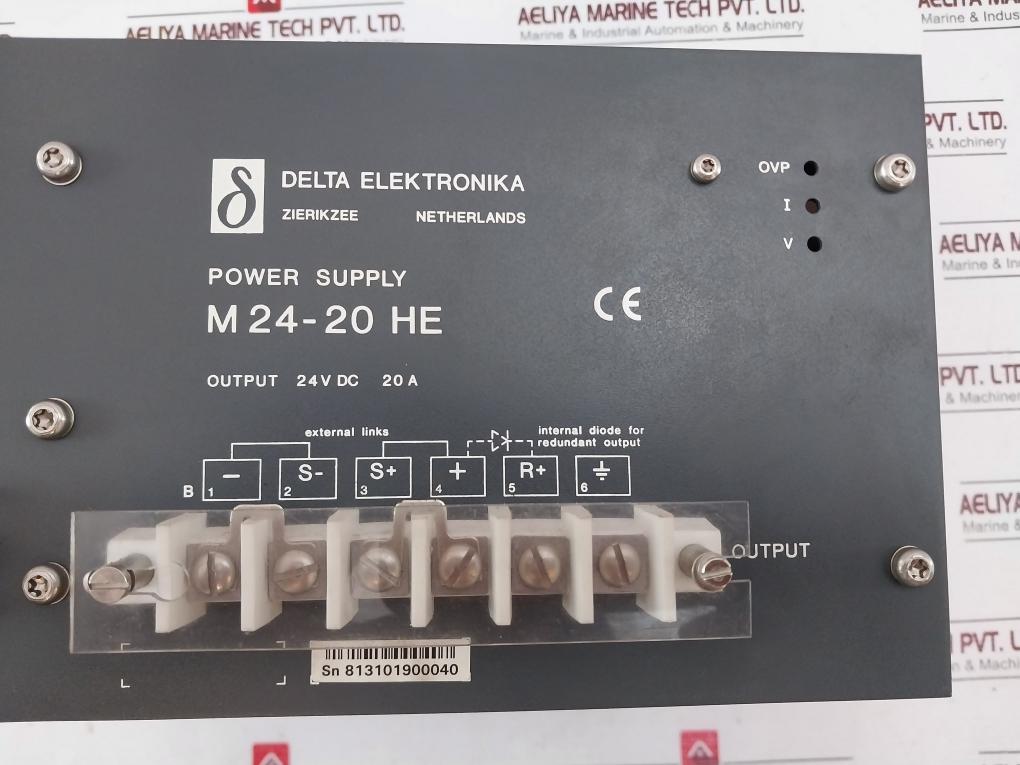 Delta Elektronika M24-20He Power Supply 24V Dc 20A