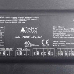 Delta Ezv-440 Programmable Vav Controller 24vac/50-60hz