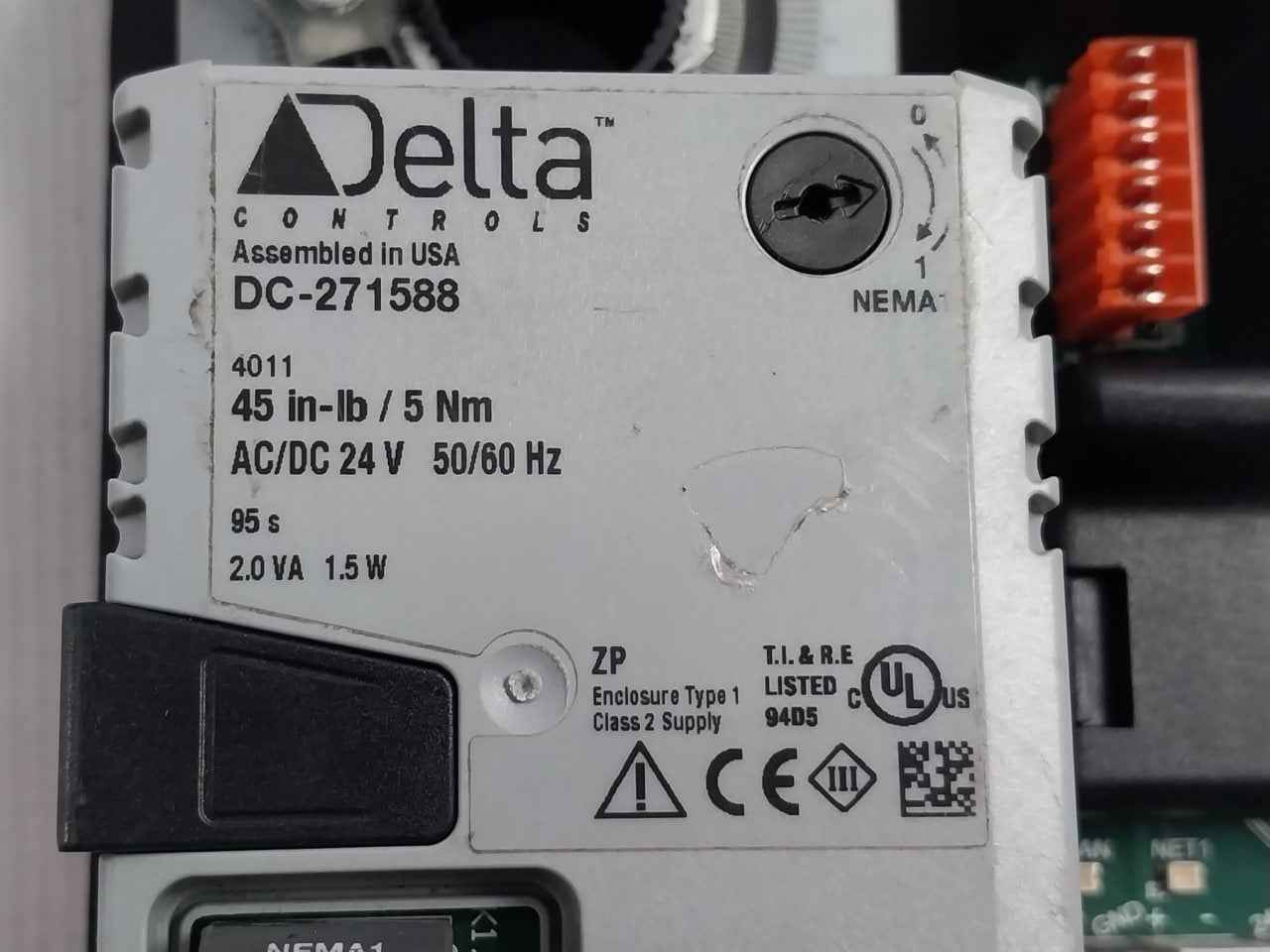 Delta Ezv-440 Programmable Vav Controller 24vac/50-60hz