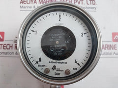 Delta F25Zmø100 Bar Pressure Gauge 24 Vdc 0–4 Bar