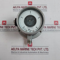 Delta F25Zmø100 Bar Pressure Gauge 24 Vdc 0–4 Bar