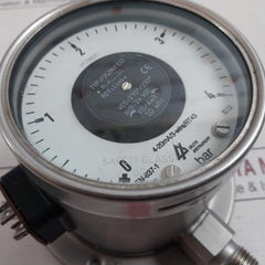 Delta F25Zmø100 Bar Pressure Gauge 24 Vdc 0–4 Bar