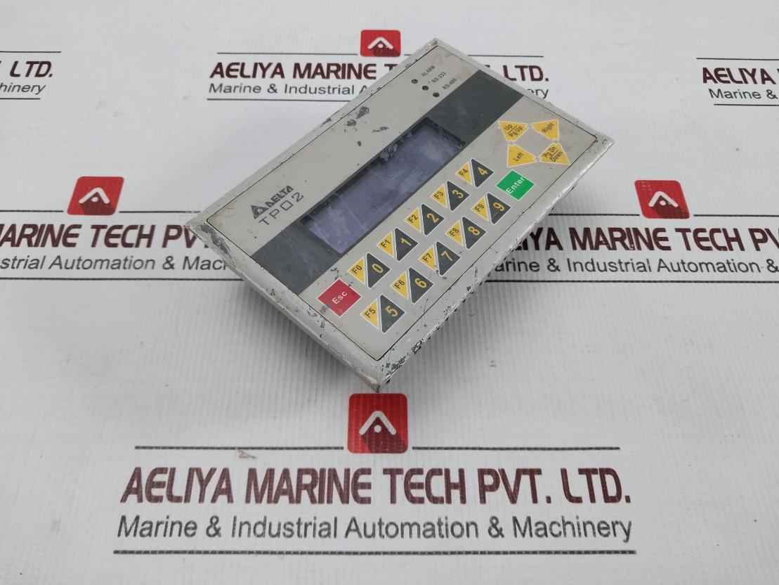 Delta Tp02g-as1 Human-machine Interface Text Panel 24vdc 3w (not Working)