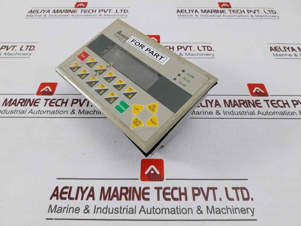 Delta Tp02g-as1 Text Hmi Panel(Not Working)