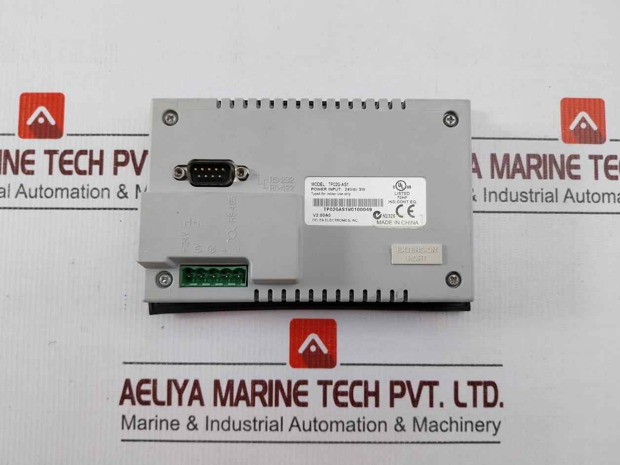Delta Tp02g-as1 Text Hmi Panel(Not Working)