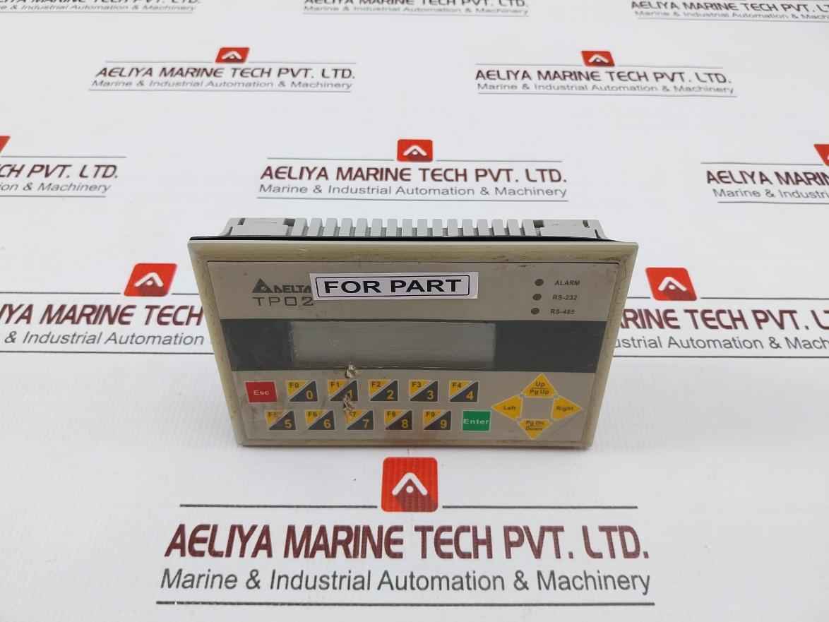 Delta Tp02g-as1 Text Hmi Panel(Not Working)