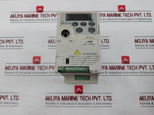 Delta Vfd004L21A Vfd-l Series 1-phase Ac Drive, 230V, 1-400Hz