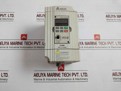 Delta Vfd004M21A-za Inverter Input 1Ph 6.3A/3Ph 3.2A 200-240V 50/60Hz