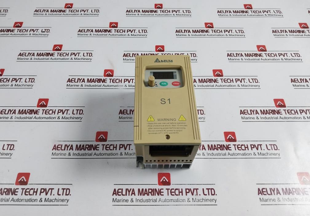 Delta Vfd004S21A Ac Motor Drive 0.5Hp 230V 1-phase Input 3-phase Output