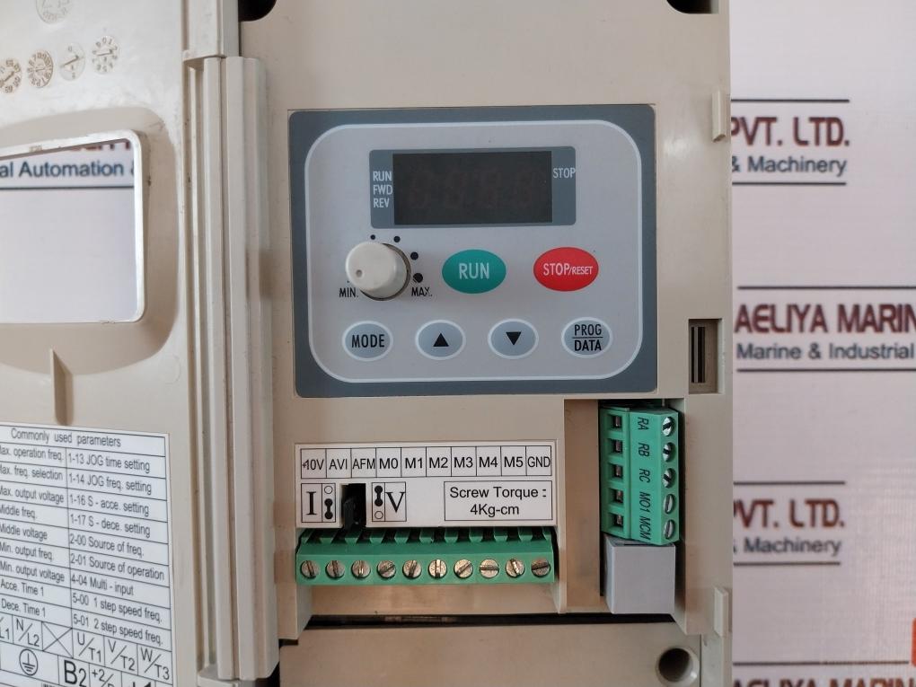 Delta Vfd015S21D Inverter 1.5Kw 50/60Hz