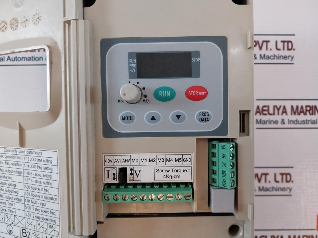 Delta VFD015S21D Inverter 1.5kw 50/60Hz