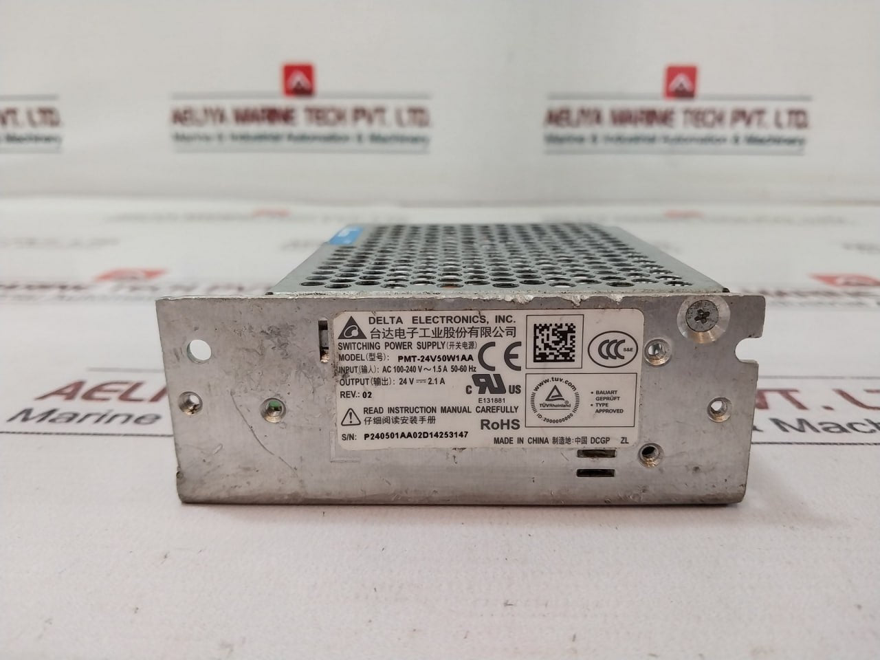 Delta Electronics Pmt-24V50W1Aa Switching Power Supply Ac 100-240V~ 1.5A