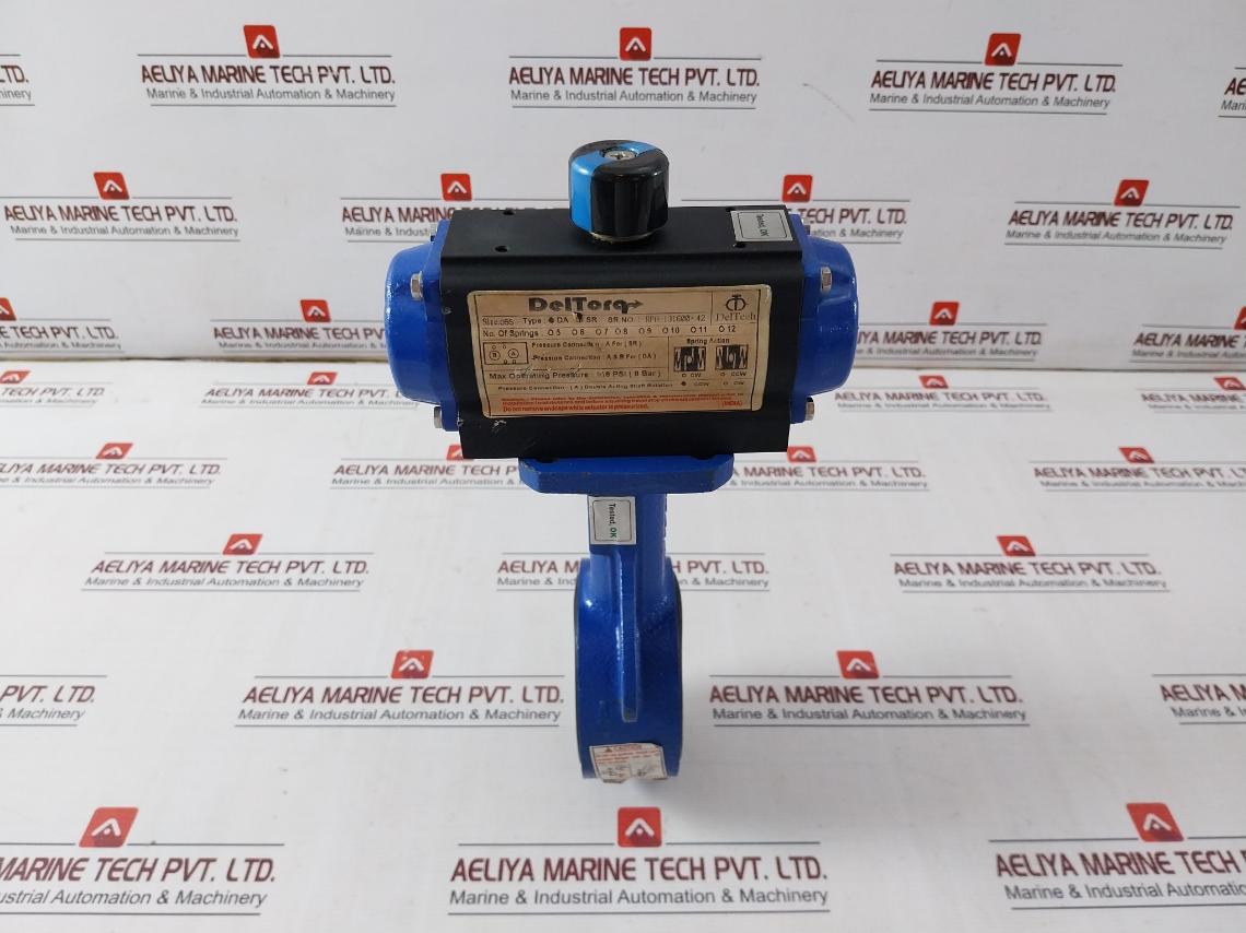 Deltorq Da Inlet Actuated 2-way Valve Size 055 116 Psi (8 Bar)