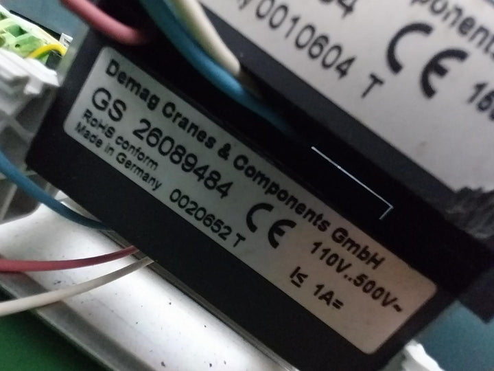 Demag 719 292 45-3 Connection Box Ve 26090284, Gs 26089484 150-500V Ac 2A Dc