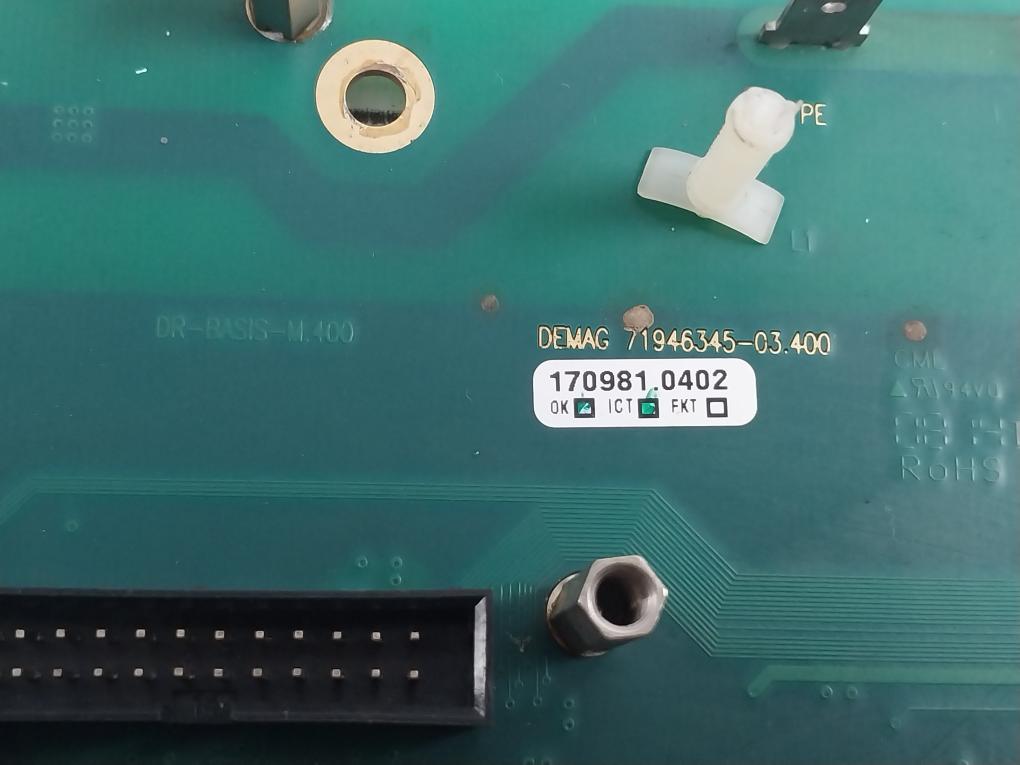 Demag 71946345-03.400 Contactor Control Board Cmlu-11 94V-0