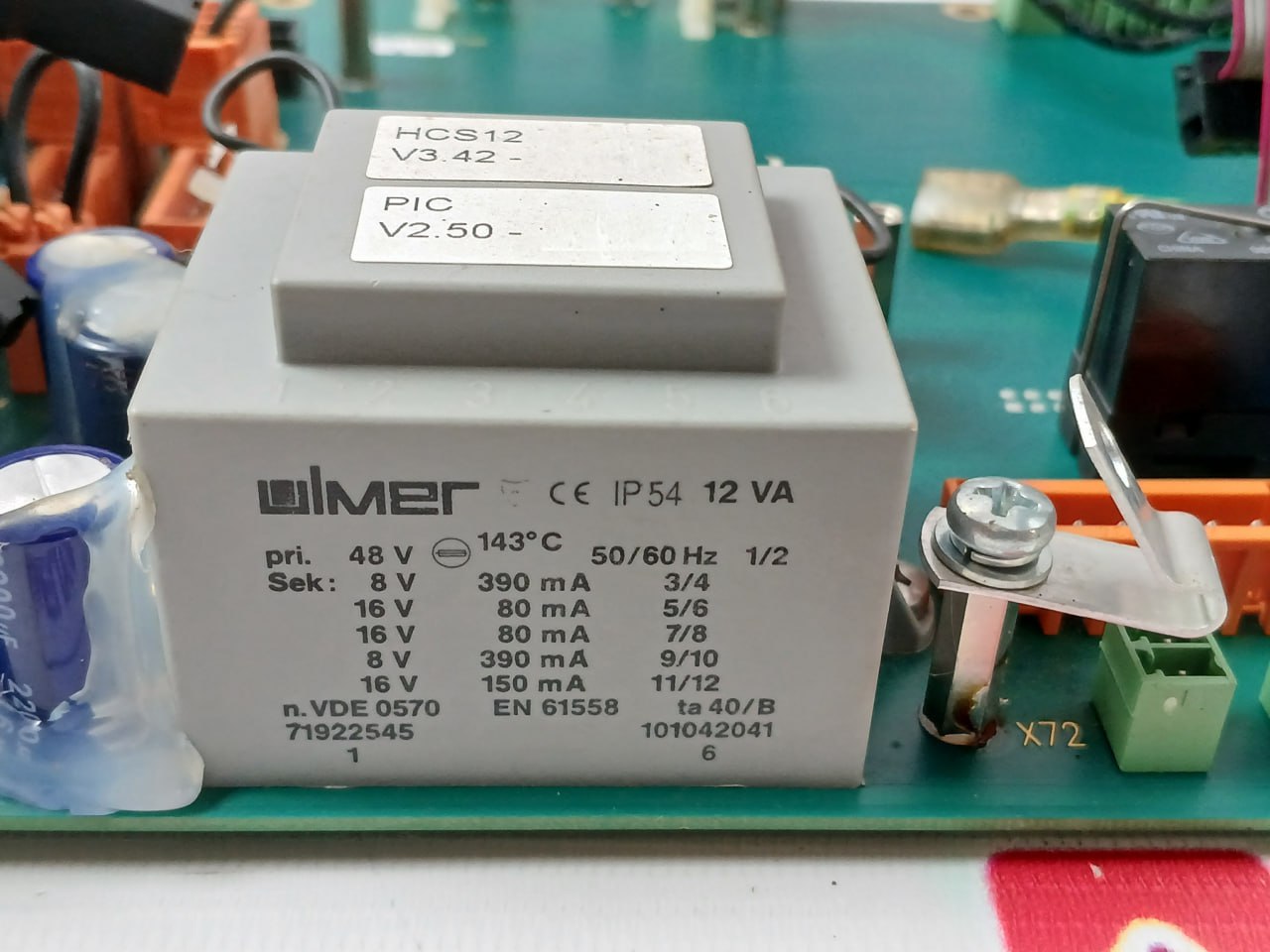 Demag 71946345-03.400 Contactor Control Board Ip54 12Va 50/60Hz 143 C V3.42