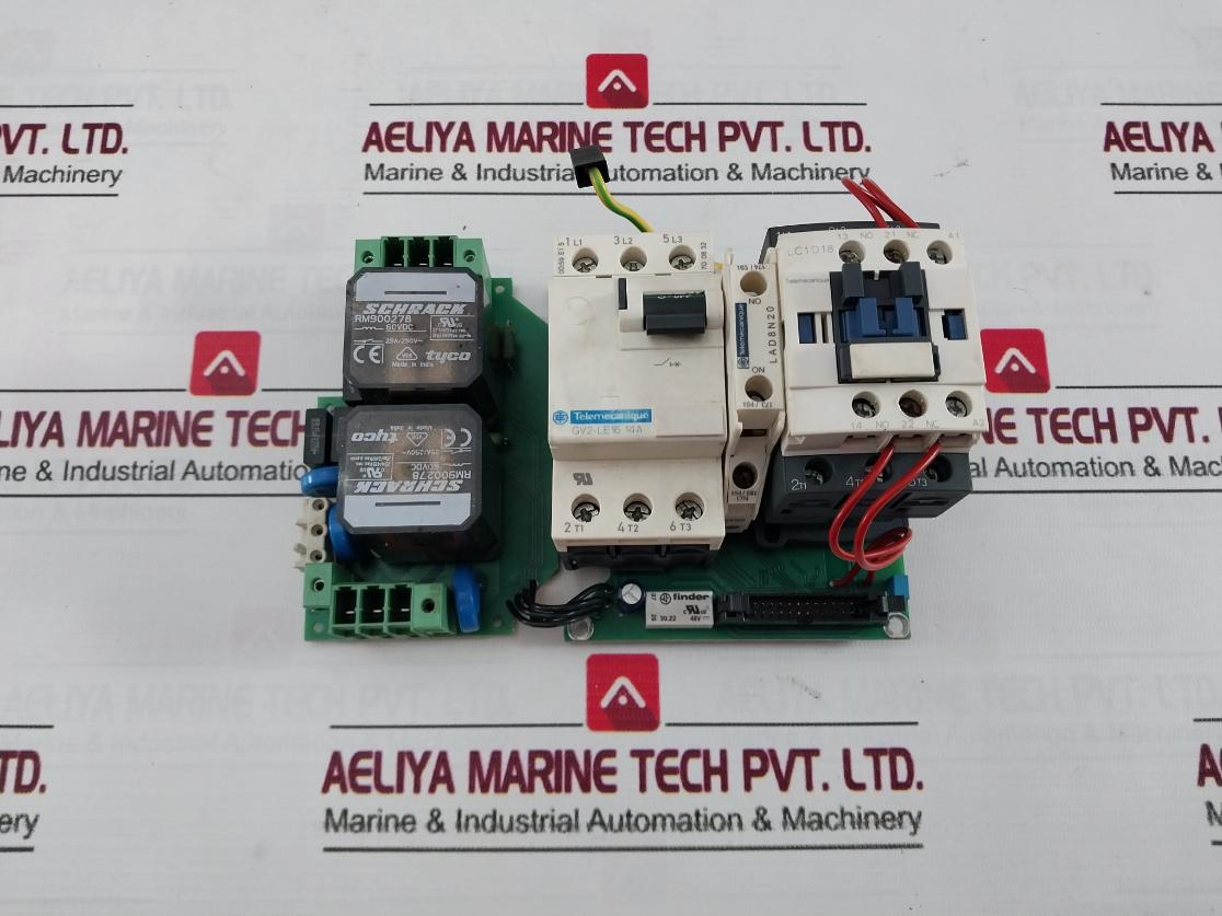 Demag 719 465 45-06 Control Board Lc1D18 Awg 8-18 Cu 75C Gv2-le16 14