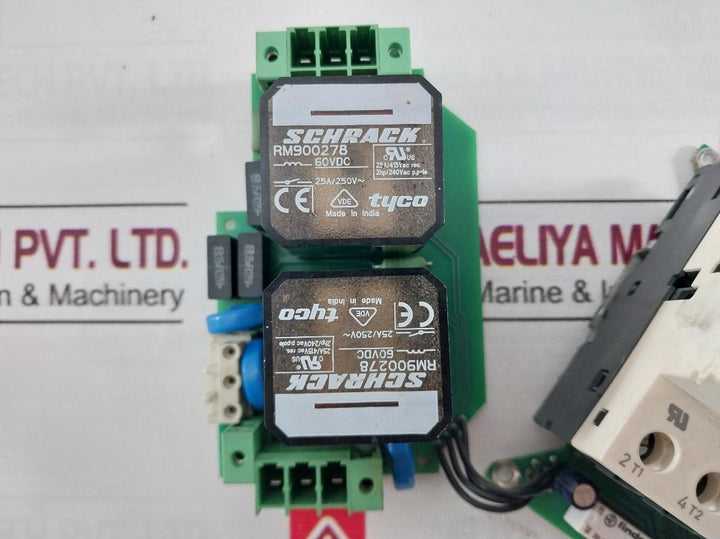 Demag 719 465 45-06 Control Board Lc1D18 Awg 8-18 Cu 75C Gv2-le16 14