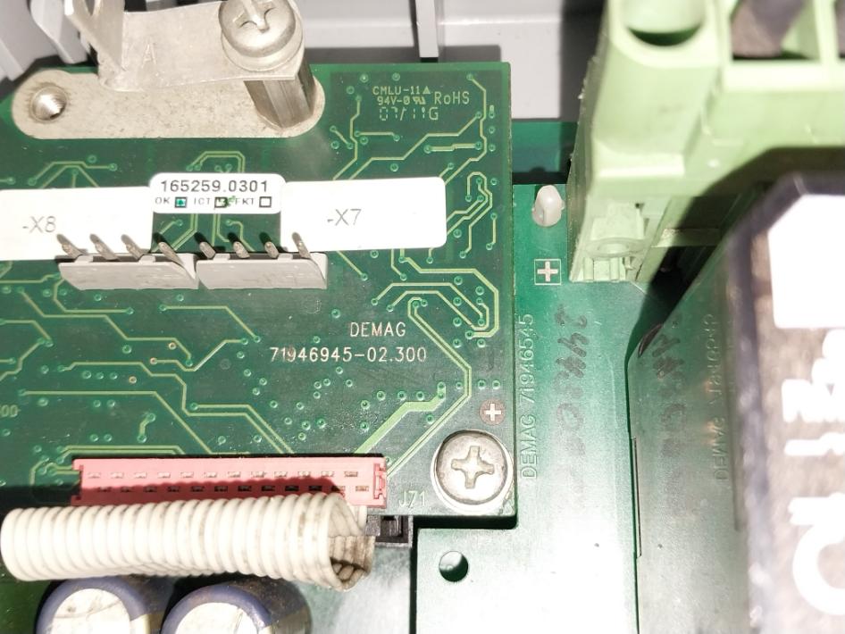 Demag 71946845-02.300 Electrical Control Panel 25A/415Vac Res 50/60Hz