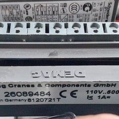 Demag 71946945-02.300 Electrical Control Panel 2Hp/240Vac P.Pole