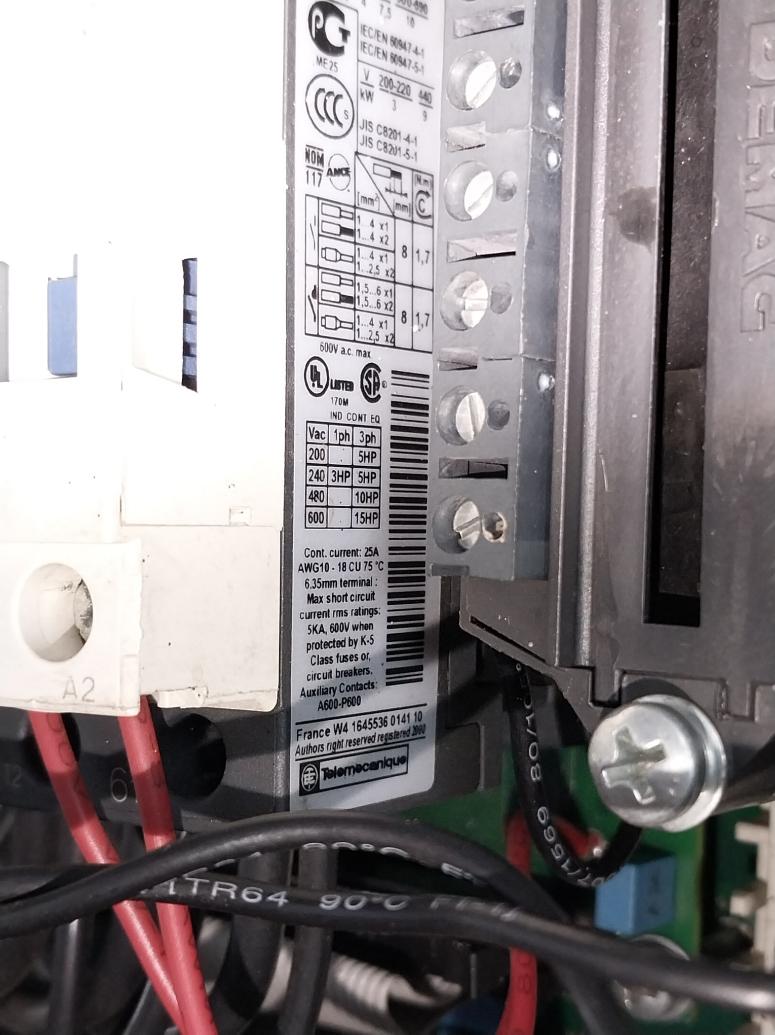 Demag 71946945-02.300 Electrical Control Panel 2Hp/240Vac P.Pole