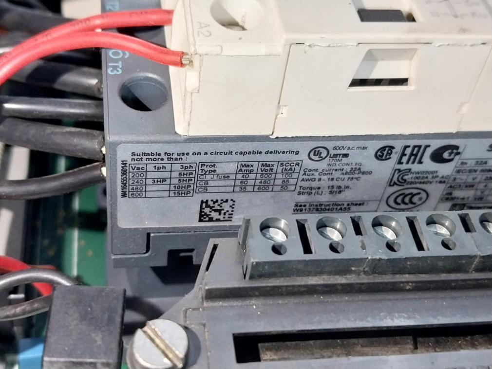 Demag 71946945-02.300 Electrical Control Panel 2Hp/240Vac