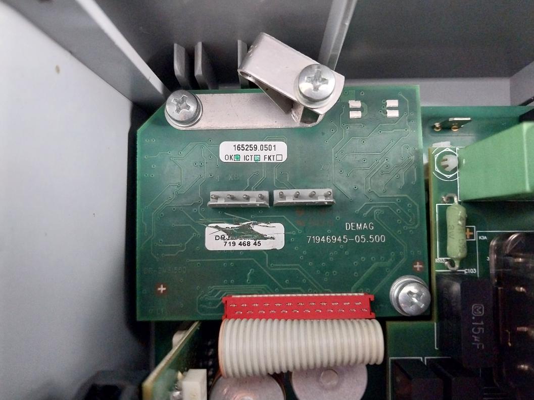 Demag 71946945-02.300 Electrical Control Panel 2Hp/240Vac P.Pole