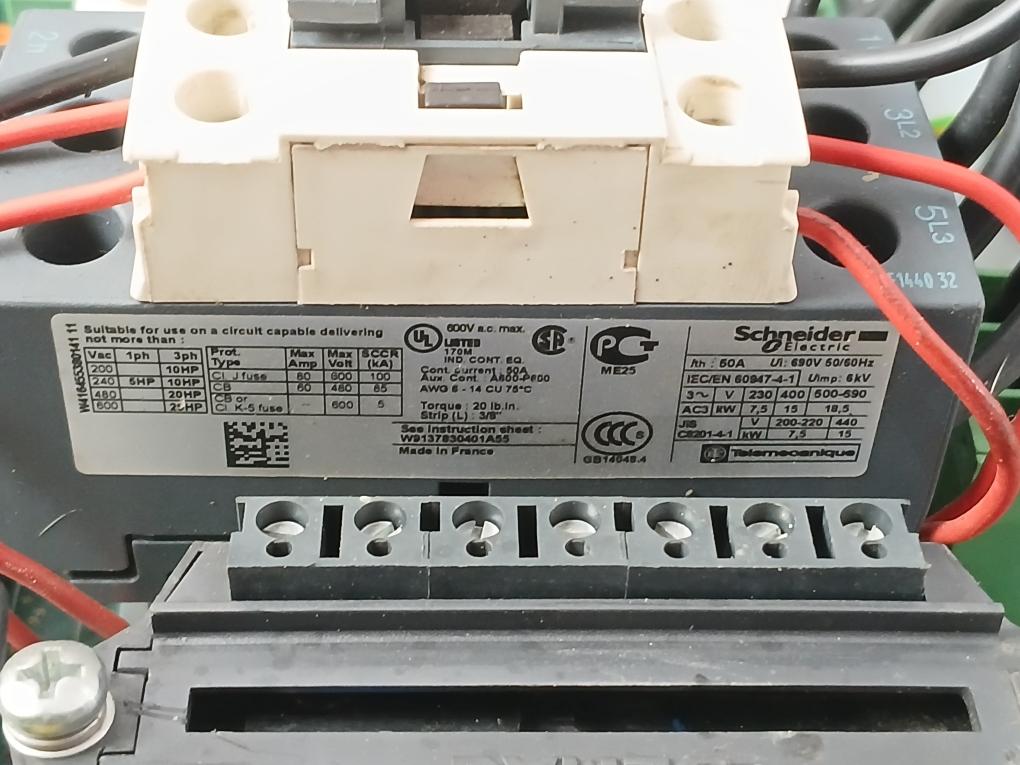 Demag 71946945-05.500 Electrical Control Panel 2Hp/240Vac P.Pole