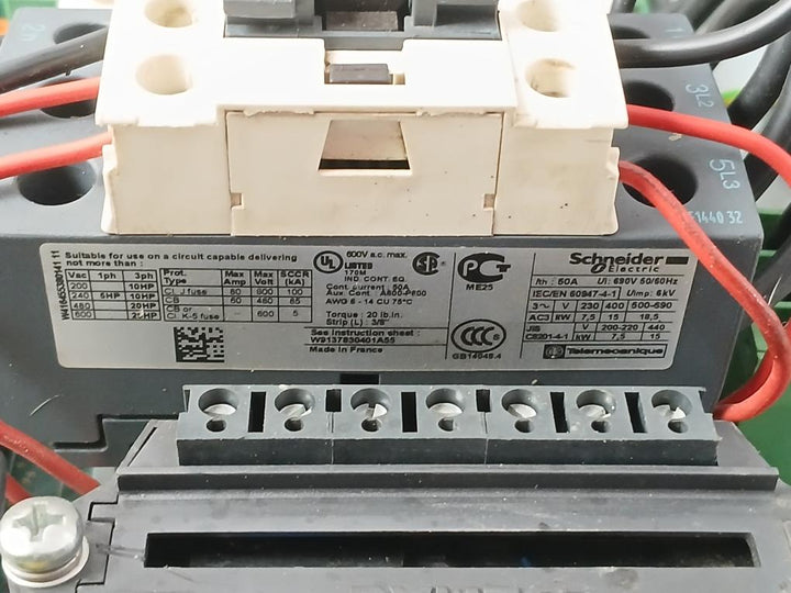 Demag 71946945-05.500 Electrical Control Panel 2Hp/240Vac P.Pole