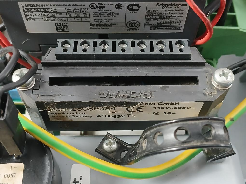 Demag 71946945-05.500 Electrical Control Panel 2Hp/240Vac P.Pole