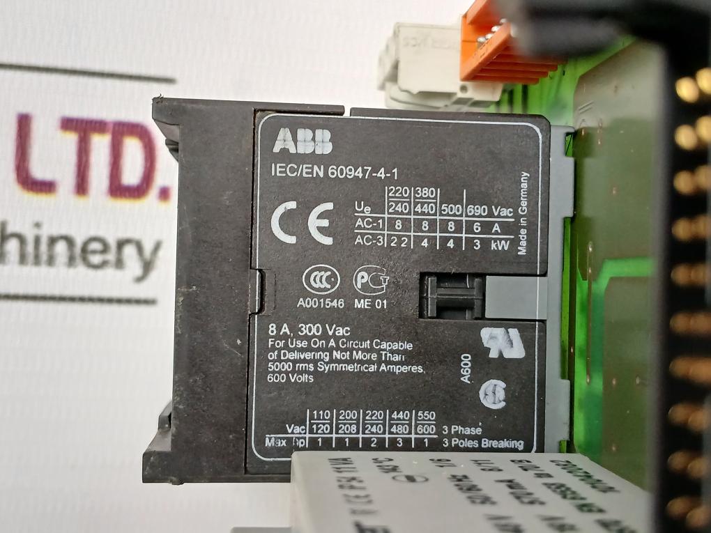 Demag 71947145 3 Phase Printed Circuit Board 8A 300 Vac