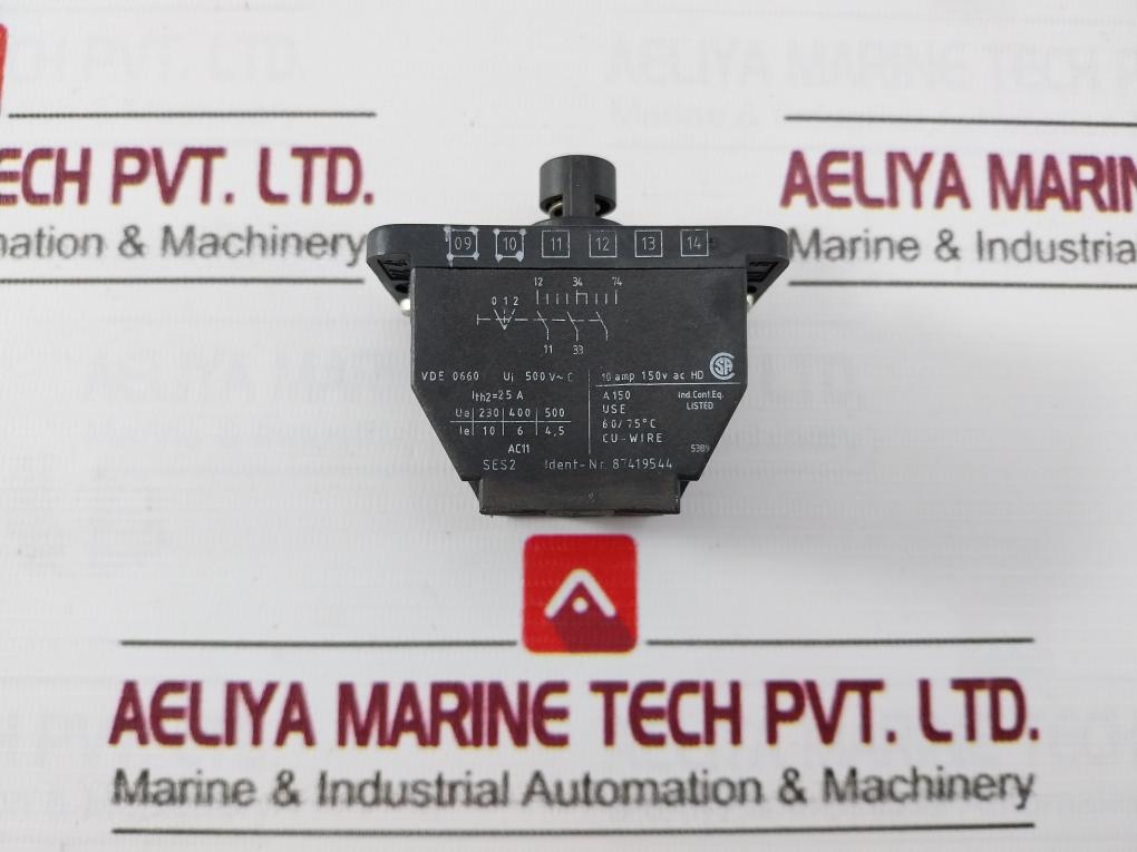 Demag 87419544 Push Button Switch 500V~C 25A 10Amp 150Vac Hd