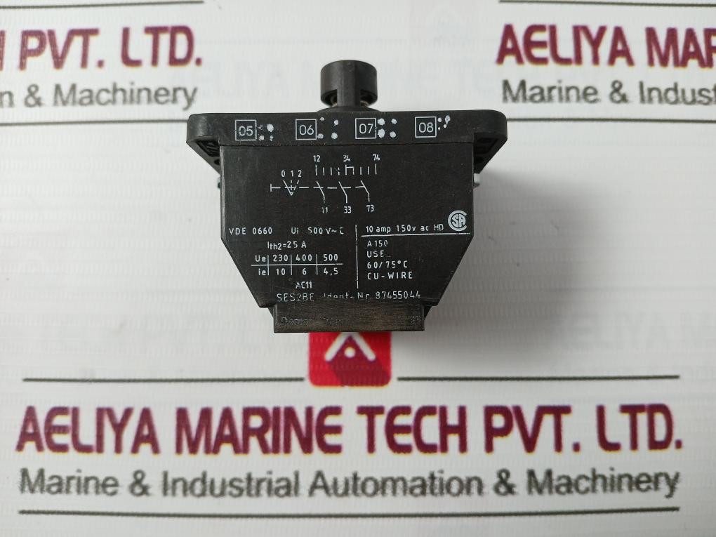 Demag Cranes Ses2Be Contact Block 500V-c 25A Vde 0660