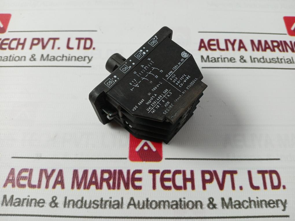 Demag Cranes Ses2Be Contact Block 500V-c 25A Vde 0660