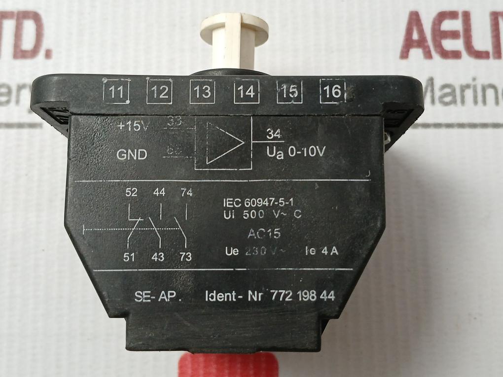 Demag 77219844 Contact Block 0–10V Ac15 230V