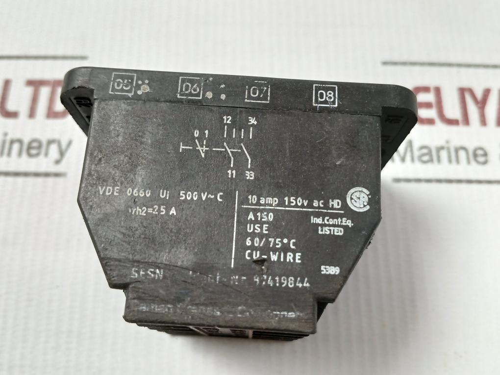 Demag 87419844 Contact Block 500V 25A