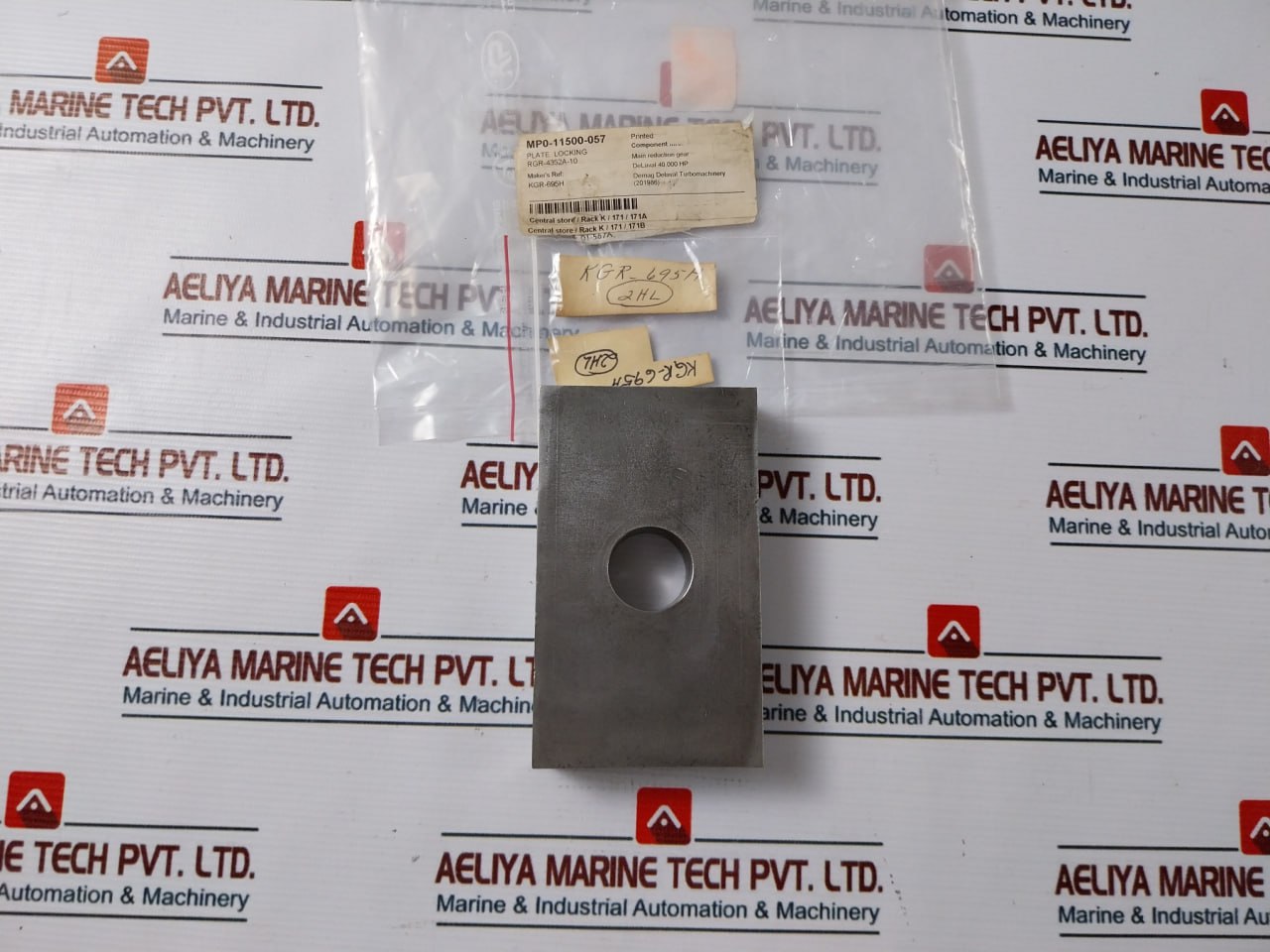 Demag Delaval Kgr-695H Plate Locking Mp0-11500-057