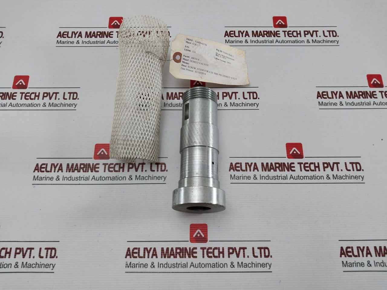 Demco Valves J007416 Stem Screw 4 In 5000Psi Ht Dl13100764 Rev 03