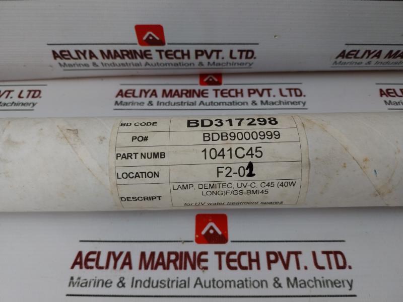 DEMITEC 1041-C45 UV-C Lamp 40W Long for GS-BMI45