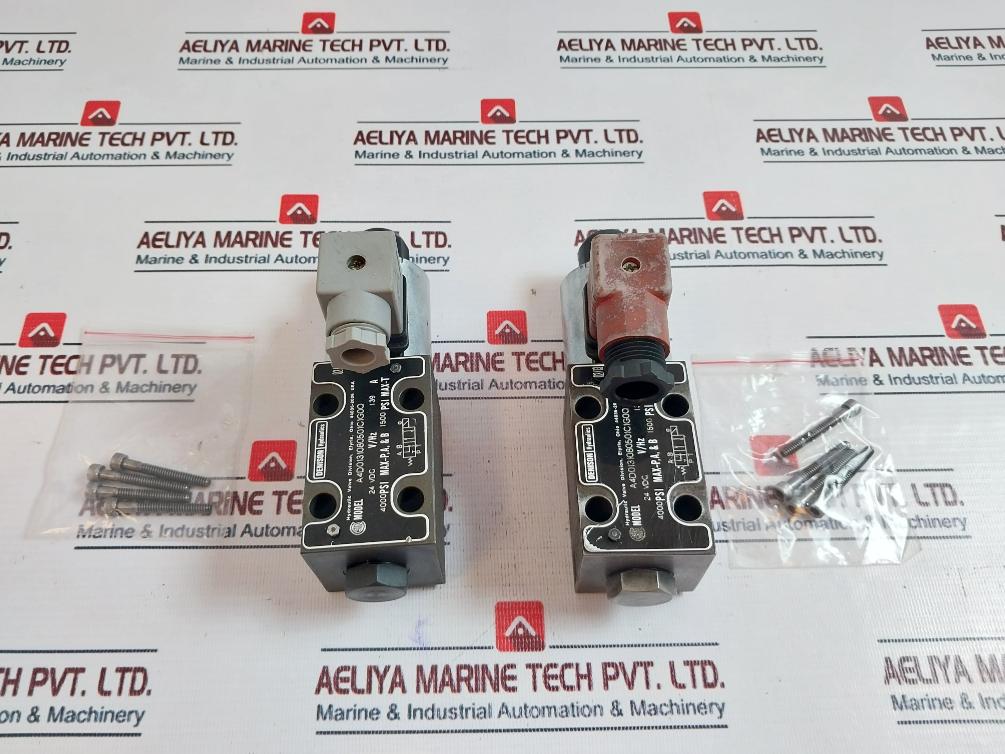 Denison A4D0131080501C1G0Q Hydraulics Directional Control Valve 1.39A 24Vdc