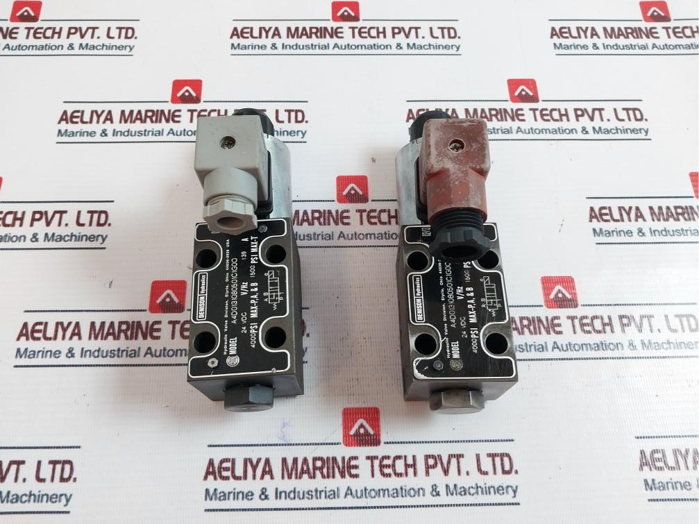 Denison A4D0131080501C1G0Q Hydraulics Directional Control Valve 1.39A 24Vdc