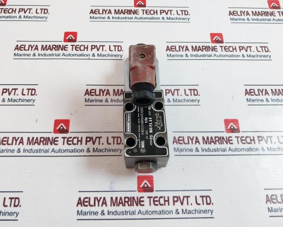 Denison A4D0131080501C1G0Q Hydraulics Directional Control Valve 1.39A 24Vdc