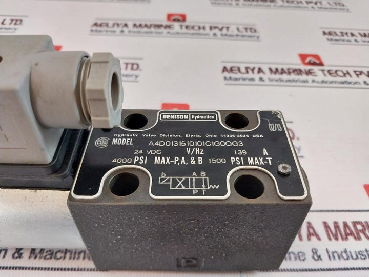 Denison Hydraulics A4D0131510101C1G0Qg3 Directional Control Valve 4000Psi