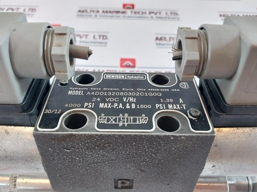 Denison Hydraulics A4D0132080302C1G0Q Hydraulic Valve With 1Ar3-ac Control Valve