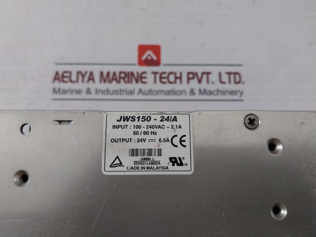 Densei-lambda Jws150-24/A Switching Power Supply 50/60Hz 100-240Vac-2.1A