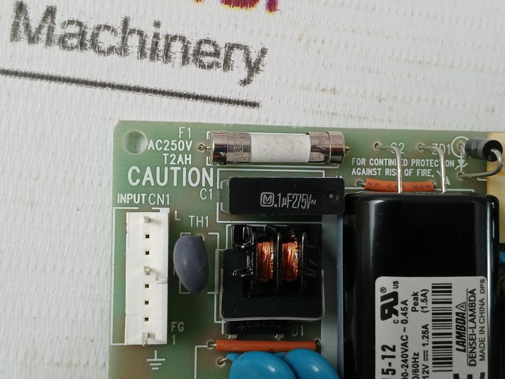 Densei-lambda Pwb-654D Power Supply Board 94V-0 Zws15-12 100-240V Ac 0.45A