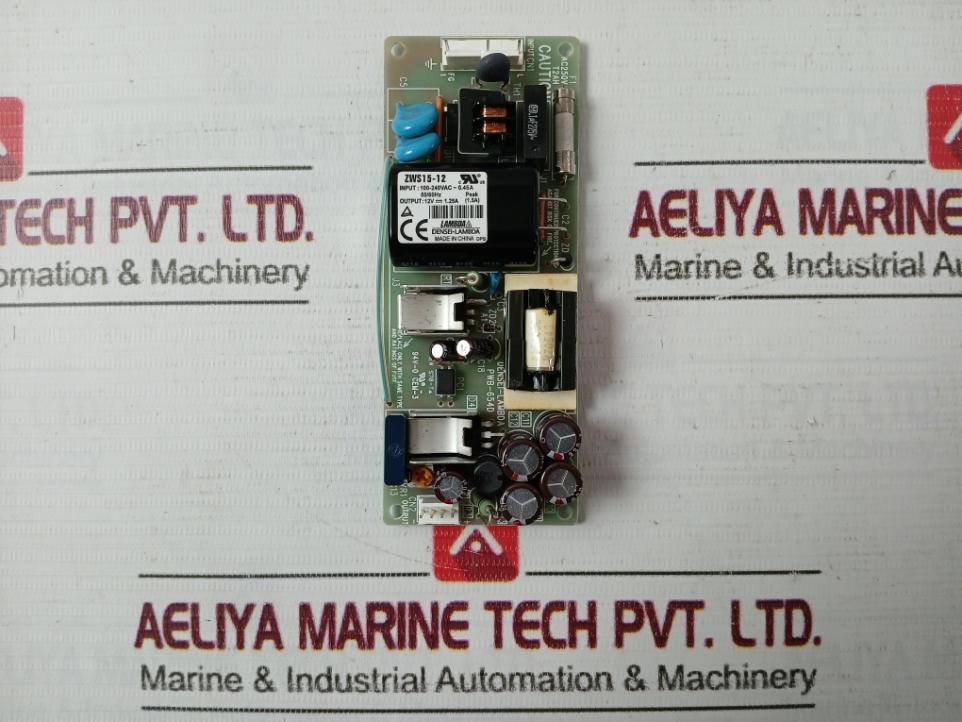 Densei-lambda Pwb-654D Power Supply Board 94V-0 Zws15-12 100-240V Ac 0.45A