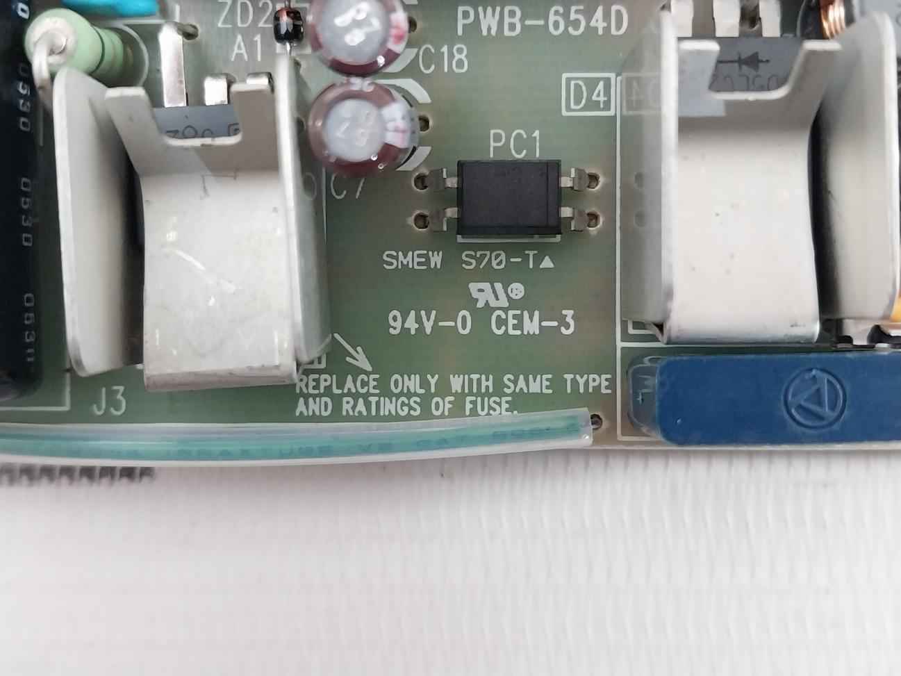 Densei-lambda Pwb-654D Power Supply Module 100-240Vac 0.45A